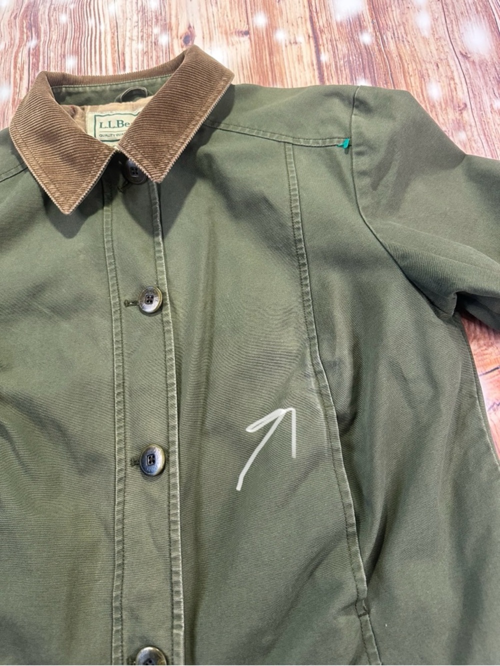 Vintage LL Bean Adirondack Barn Women’s Jacket  (Flannel-Lined) Size Small - Picture 5 of 16